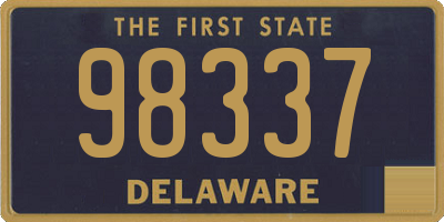 DE license plate 98337