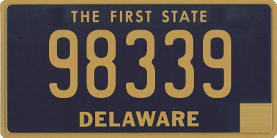 DE license plate 98339