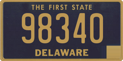 DE license plate 98340