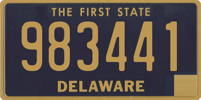 DE license plate 983441