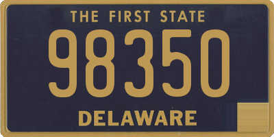 DE license plate 98350