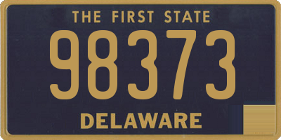 DE license plate 98373