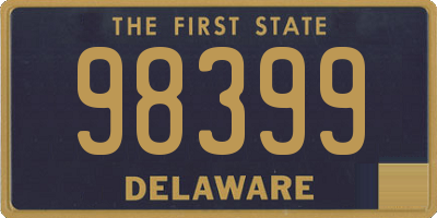 DE license plate 98399