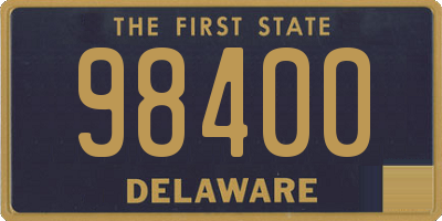 DE license plate 98400