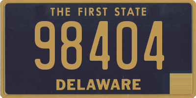 DE license plate 98404