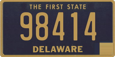 DE license plate 98414