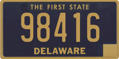 DE license plate 98416