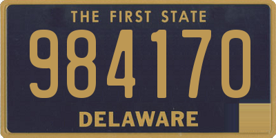 DE license plate 984170