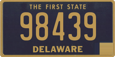 DE license plate 98439