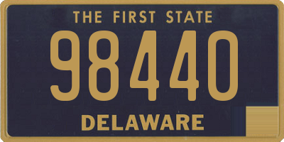 DE license plate 98440