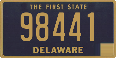 DE license plate 98441