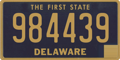 DE license plate 984439