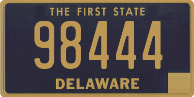 DE license plate 98444