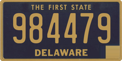 DE license plate 984479