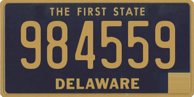 DE license plate 984559