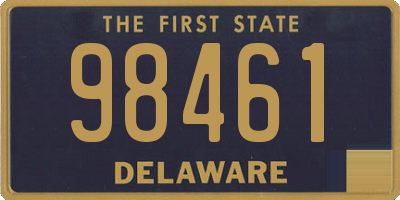 DE license plate 98461