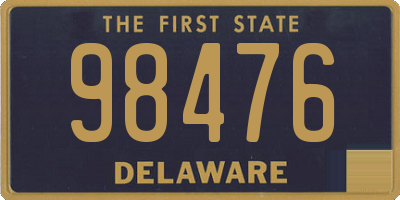 DE license plate 98476