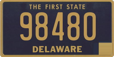 DE license plate 98480