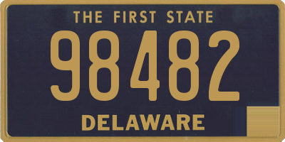 DE license plate 98482
