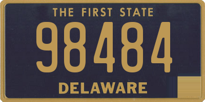 DE license plate 98484
