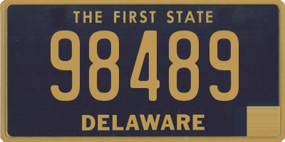 DE license plate 98489