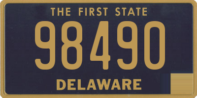 DE license plate 98490