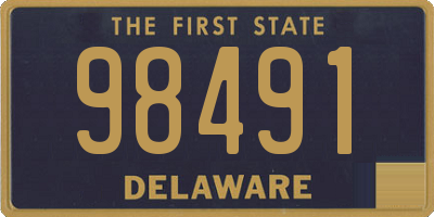 DE license plate 98491