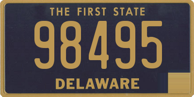 DE license plate 98495