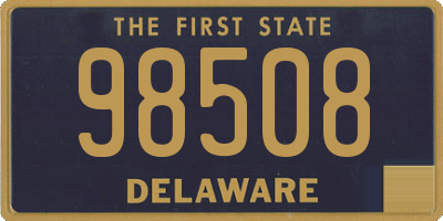 DE license plate 98508