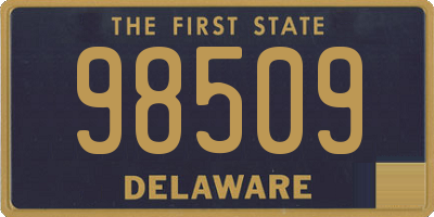 DE license plate 98509