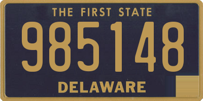 DE license plate 985148