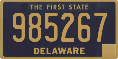 DE license plate 985267