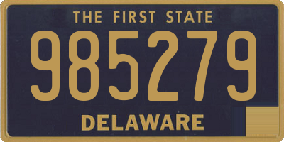 DE license plate 985279