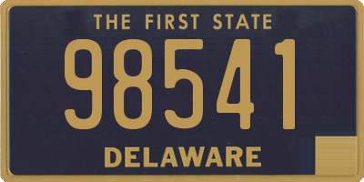 DE license plate 98541