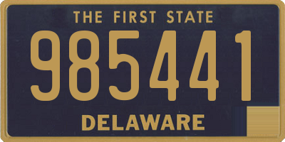 DE license plate 985441