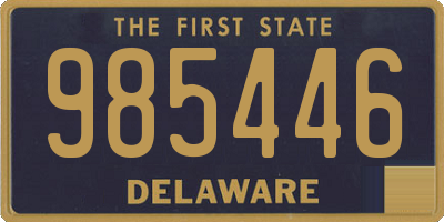 DE license plate 985446