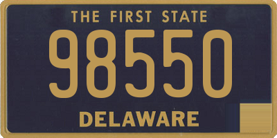 DE license plate 98550