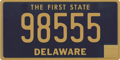 DE license plate 98555