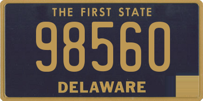 DE license plate 98560