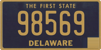 DE license plate 98569