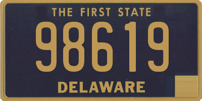 DE license plate 98619
