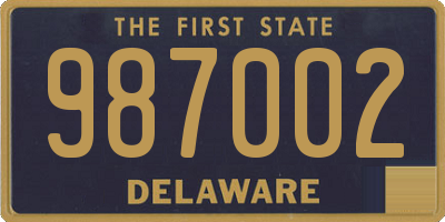 DE license plate 987002