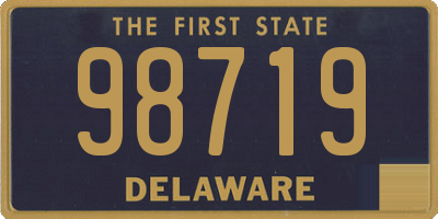 DE license plate 98719