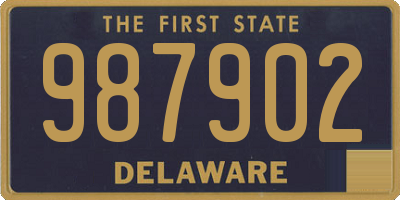 DE license plate 987902