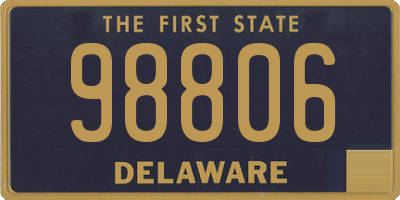 DE license plate 98806