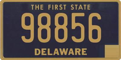 DE license plate 98856