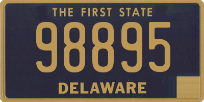 DE license plate 98895