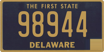 DE license plate 98944