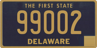 DE license plate 99002