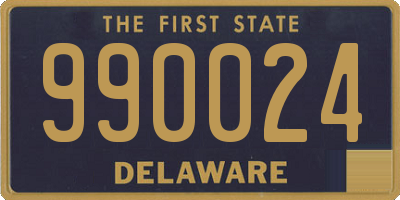 DE license plate 990024